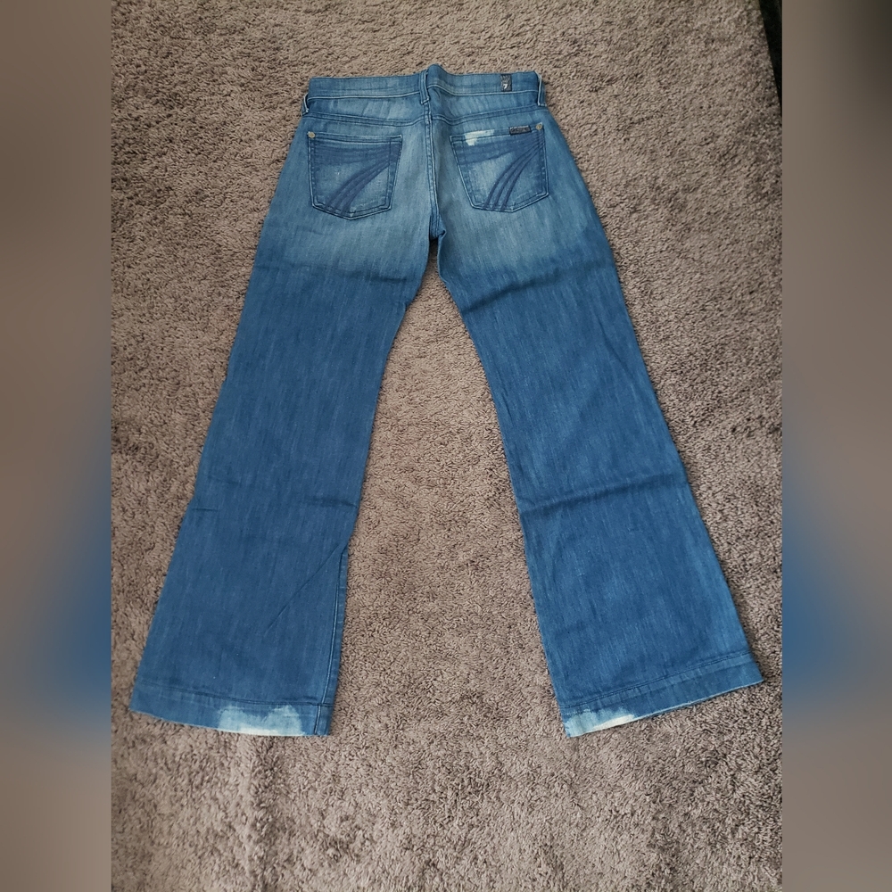 Women's Blue Wide-Leg Jeans